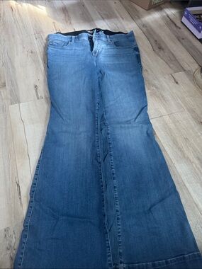 torrid Blue Wide-Leg Flare Jeans
